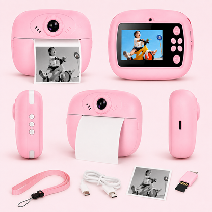 Mini Cámara Infantil con Impresora
